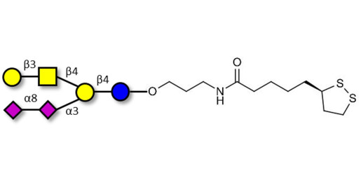 GD1b Ganglioside oligosaccharide with cyclic di-thiol (Linker-LIPO A)