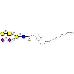 GD1b Ganglioside oligosaccharide with free terminal amine (Linker-NH2 B)