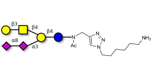 GD1b Ganglioside oligosaccharide with free terminal amine (Linker-NH2 D)