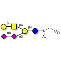 GD1b Ganglioside oligosaccharide with terminal alkyne (Linker-CΞCH A)