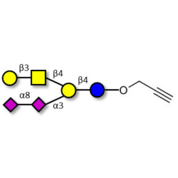 GD1b Ganglioside oligosaccharide with terminal alkyne (Linker-CΞCH B)
