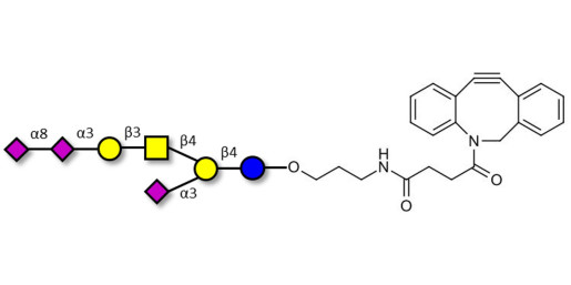 GT1a Ganglioside oligosaccharide with DBCO (Linker-DBCO A)