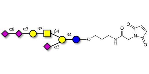 GT1a Ganglioside oligosaccharide linked to maleimide (Linker-MAL A)