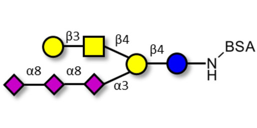 GT1c Ganglioside oligosaccharide grafted on BSA