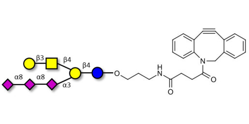 GT1c Ganglioside oligosaccharide with DBCO (Linker-DBCO A)