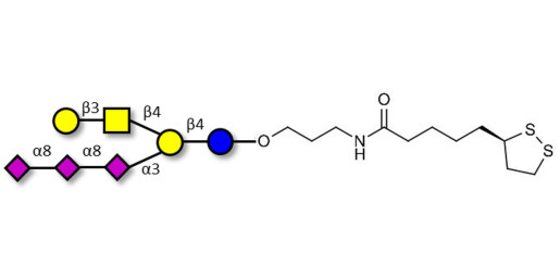GT1c Ganglioside oligosaccharide with cyclic di-thiol (Linker-LIPO A)