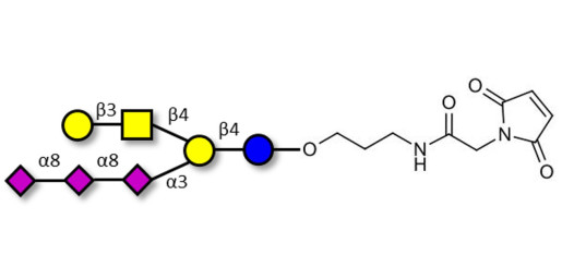 GT1c Ganglioside oligosaccharide linked to maleimide (Linker-MAL A)