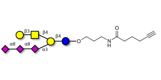 GT1c Ganglioside oligosaccharide with terminal alkyne (Linker-CΞCH C)