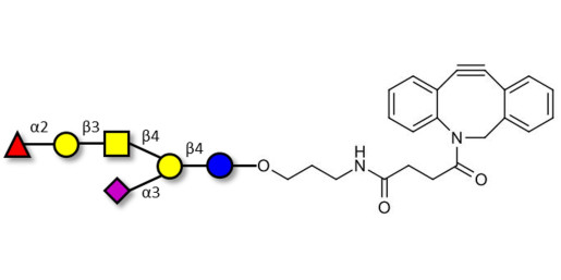 Fucosyl GM1 Ganglioside oligosaccharide with DBCO (Linker-DBCO A)