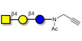 Asialo GM2 Ganglioside oligosaccharide (aGM2) with terminal alkyne (Linker-CΞCH A) - GLY104-NPR ; GA2