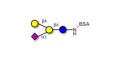 GM2 Ganglioside oligosaccharide analogue grafted on BSA