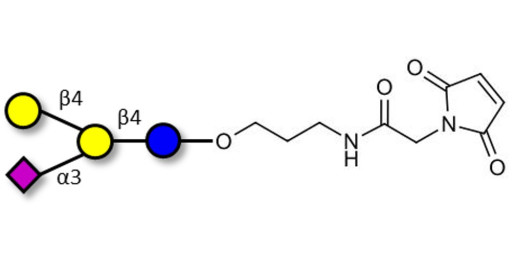 GM2 Ganglioside oligosaccharide analogue linked to maleimide (Linker-MAL A)