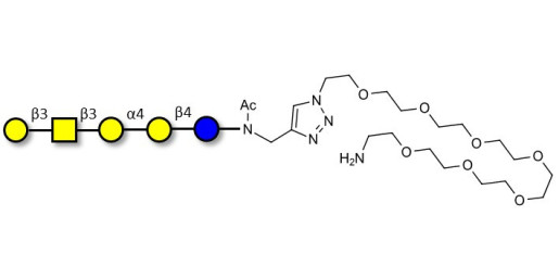 Globopentaose (Gb5) / Stage Specific Embryonic Antigen 3a (SSEA-3a) with free terminal amine (Linker-NH2 C)
