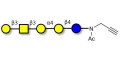 Globopentaose (Gb5) / Stage Specific Embryonic Antigen 3a (SSEA-3a) with terminal alkyne (Linker-CΞCH A) - GLY122-NPR