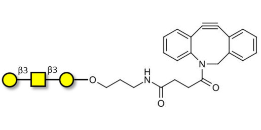 Core type 4 (Gb5 triose core structure) with DBCO (Linker-DBCO A)
