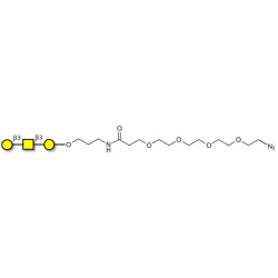 Core type 4 (Gb5 triose core structure) with terminal azide (Linker-N3 A)