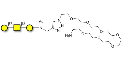 Core type 4 (Gb5 triose core structure) with free terminal amine (Linker-NH2 C)