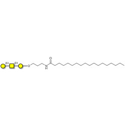 Core type 4 (Gb5 triose core structure) with stearic chain (Linker-STEA A)