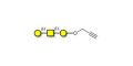 Core type 4 (Gb5 triose core structure) with terminal alkyne (Linker-CΞCH B)