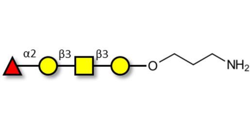 Blood group H antigen tetraose type 4 with free terminal amine (Linker-NH2 A)