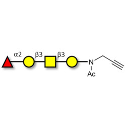 Blood group H antigen tetraose type 4 with terminal alkyne (Linker-CΞCH A)
