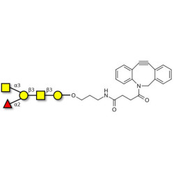 Blood group A antigen pentaose type 4 with DBCO (Linker-DBCO A)