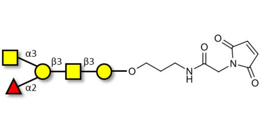 Blood group A antigen pentaose type 4 linked to maleimide (Linker-MAL A) - Blood group A antigen pentaose type IV; Blood group A antigen pentasaccharide type IV; Blood group A antigen pentasaccharide type 4; A-pentasaccharide type 4