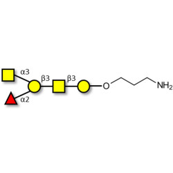Blood group A antigen pentaose type 4 with free terminal amine (Linker-NH2 A)