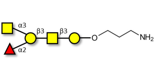 Blood group A antigen pentaose type 4 with free terminal amine (Linker-NH2 A) - Blood group A antigen pentaose type IV; Blood group A antigen pentasaccharide type IV; Blood group A antigen pentasaccharide type 4; A-pentasaccharide type 4