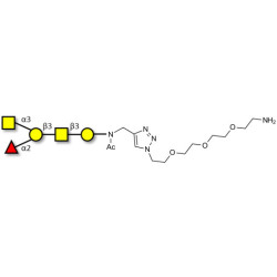 Blood group A antigen pentaose type 4 with free terminal amine (Linker-NH2 B)