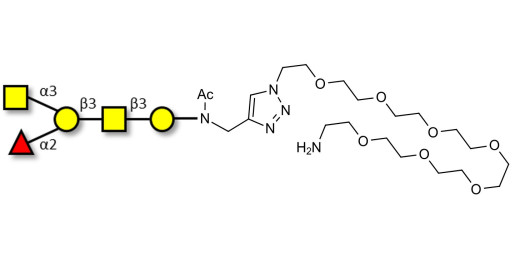 Blood group A antigen pentaose type 4 with free terminal amine (Linker-NH2 C) - Blood group A antigen pentaose type IV; Blood group A antigen pentasaccharide type IV; Blood group A antigen pentasaccharide type 4; A-pentasaccharide type 4