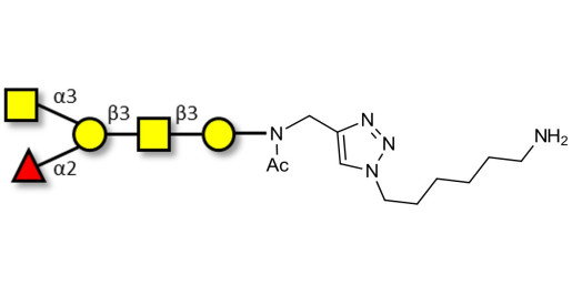 Blood group A antigen pentaose type 4 with free terminal amine (Linker-NH2 D) - Blood group A antigen pentaose type IV; Blood group A antigen pentasaccharide type IV; Blood group A antigen pentasaccharide type 4; A-pentasaccharide type 4