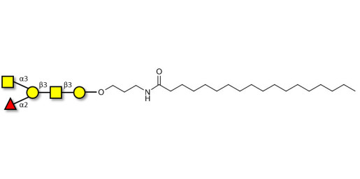 Blood group A antigen pentaose type 4 with stearic chain (Linker-STEA A) - Blood group A antigen pentaose type IV; Blood group A antigen pentasaccharide type IV; Blood group A antigen pentasaccharide type 4; A-pentasaccharide type 4