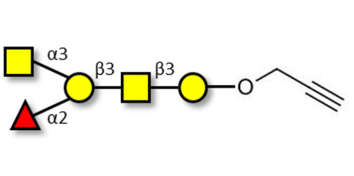 Blood group A antigen pentaose type 4 with terminal alkyne (Linker-CΞCH B) - Blood group A antigen pentaose type IV; Blood group A antigen pentasaccharide type IV; Blood group A antigen pentasaccharide type 4; A-pentasaccharide type 4