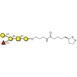 Blood group B antigen pentaose type 4 with cyclic di-thiol (Linker-LIPO A)