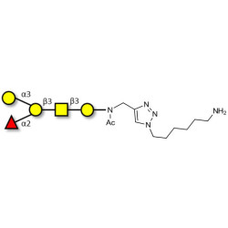 Blood group B antigen pentaose type 4 with free terminal amine (Linker-NH2 D)