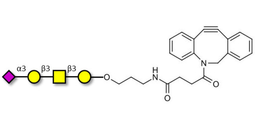 Stage-Specific Embryonic Antigen-4 tetraose (SSEA-4 tetraose) with DBCO (Linker-DBCO A)