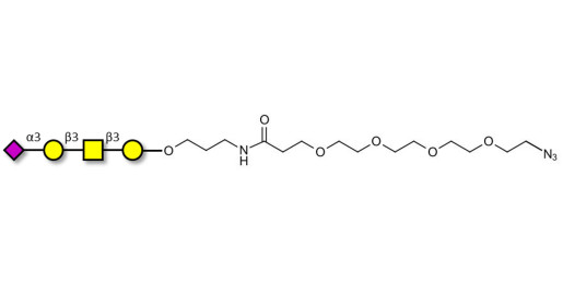 Stage-Specific Embryonic Antigen-4 tetraose (SSEA-4 tetraose) with terminal azide (Linker-N3 A)