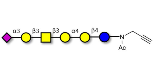 Stage-Specific Embryonic Antigen-4 hexaose (SSEA-4 hexaose) with terminal alkyne (Linker-CΞCH A) - GLY131-NPR