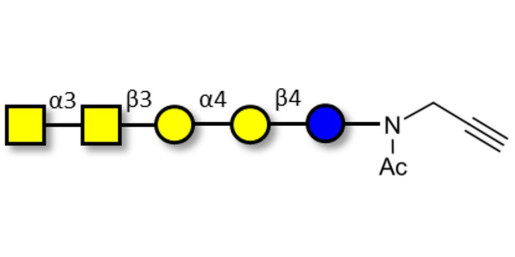 Forssman antigen pentaose with terminal alkyne (Linker-CΞCH A)