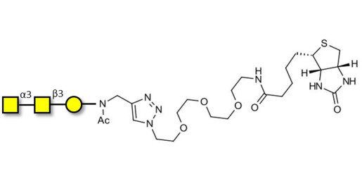Forssman antigen triose linked to biotin (Linker-BT A)