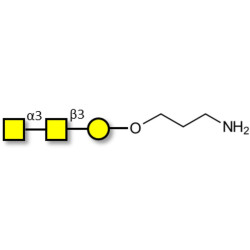 Forssman antigen triose with free terminal amine (Linker-NH2 A)