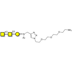 Forssman antigen triose with free terminal amine (Linker-NH2 B)