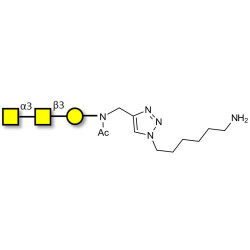 Forssman antigen triose with free terminal amine (Linker-NH2 D)