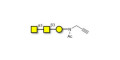 Forssman antigen triose with terminal alkyne (Linker-CΞCH A)