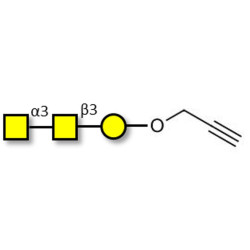 Forssman antigen triose with terminal alkyne (Linker-CΞCH B)