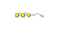 Forssman antigen triose with terminal alkyne (Linker-CΞCH B)