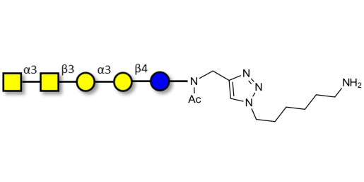 Isoforssman antigen pentaose with free terminal amine (Linker-NH2 D)