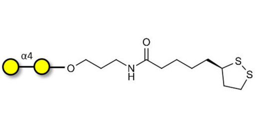 α1-4 galactobiose with cyclic di-thiol (Linker-LIPO A)