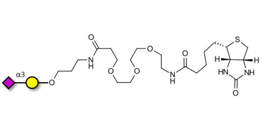GM4 Ganglioside oligosaccharide linked to biotin (Linker-BT C) - 3-Sialylgalactose